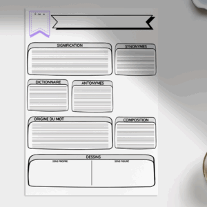 Un rituel de lexique autour des expressions